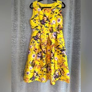 Yellow Spring A-Line Magic Dress